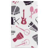 Petit Sac Cadeau Motif d'instrument de musique (Dos)