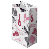 Petit Sac Cadeau Motif d'instrument de musique (Dos Angle)