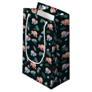 Petit Sac Cadeau Motif d'ornement de paresse de Joyeux Noël