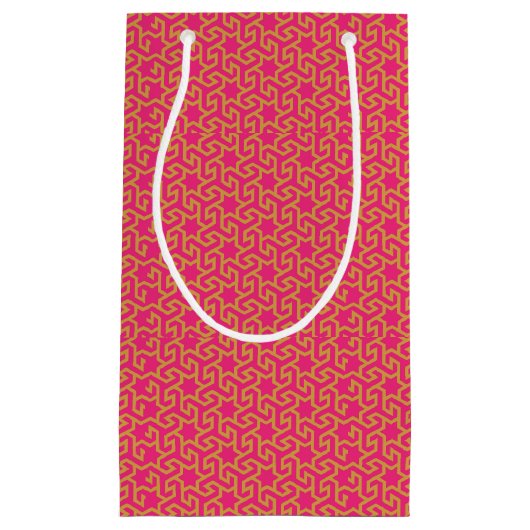 Petit Sac Cadeau Motif en forme d'étoile arabe (Devant)