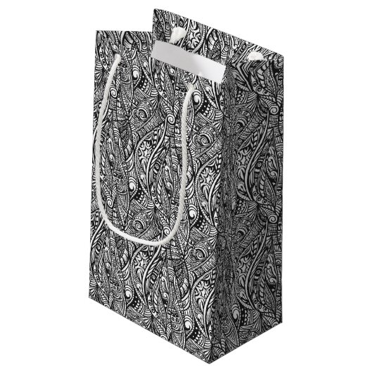 Petit Sac Cadeau Motif ethnique 3 (Dos Angle)