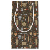 Petit Sac Cadeau Motif ethnique de chasse (Devant)