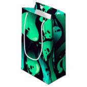 Petit Sac Cadeau Motif fantôme (Devant Angle)