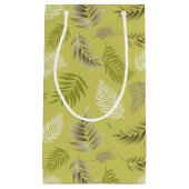 Petit Sac Cadeau Motif Feuille tropical 17 (Devant)
