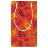 Petit Sac Cadeau Motif Feuille tropical 18 (Devant)