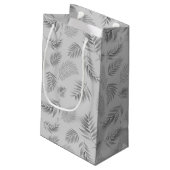 Petit Sac Cadeau Motif Feuille tropical 5 (Dos Angle)
