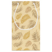 Petit Sac Cadeau Motif Feuille tropical 6 (Dos)