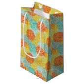 Petit Sac Cadeau Motif floral 3 (Devant Angle)