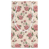 Petit Sac Cadeau Motif floral 5 (Devant)