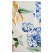 Petit Sac Cadeau motif floral abstrait d'aquarelle (Devant)