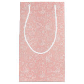 Petit Sac Cadeau Motif floral décoratif (Devant)