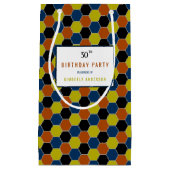 Petit Sac Cadeau Motif géométrique lumineux, fête d'anniversaire mo (Devant)