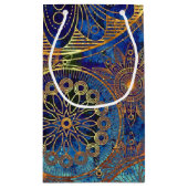 Petit Sac Cadeau Motif grunge d'art (Dos)