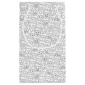 Petit Sac Cadeau Motif heureux de dents (Dos)