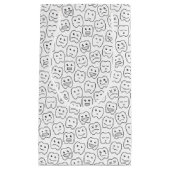 Petit Sac Cadeau Motif heureux de dents (Devant)