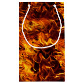 Petit Sac Cadeau Motif incendie et flamme (Dos)