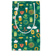 Petit Sac Cadeau Motif irlandais mignon d'icône (Devant)