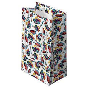 Petit Sac Cadeau Motif lumineux de ketmie