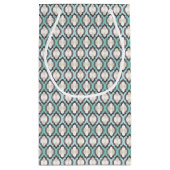 Petit Sac Cadeau Motif marocain de turquoise (Dos)