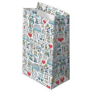 Petit Sac Cadeau Motif Médicale de conception