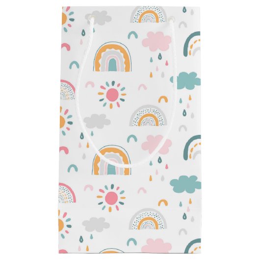 Petit Sac Cadeau Motif météorologique mignon (Devant)