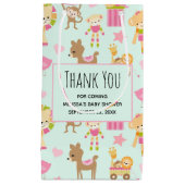 Petit Sac Cadeau Motif mignon avec Happy Animals & Toys Merci (Devant)
