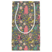 Petit Sac Cadeau Motif mignon d'animaux de forêt (Devant)