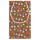 Petit Sac Cadeau motif mignon d'arcs-en-ciel (Dos)