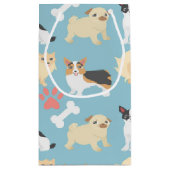 Petit Sac Cadeau Motif mignon de chien (Dos)