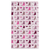 Petit Sac Cadeau Motif mignon de filles de chaton (Dos)