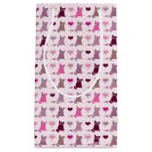 Petit Sac Cadeau Motif mignon de filles de chaton (Devant)