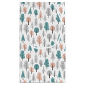 Petit Sac Cadeau Motif mignon de forêt de griffonnage (Dos)