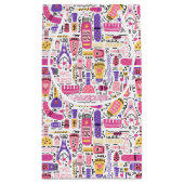 Petit Sac Cadeau Motif mignon de manucure de griffonnage (Dos)