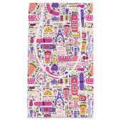 Petit Sac Cadeau Motif mignon de manucure de griffonnage (Devant)