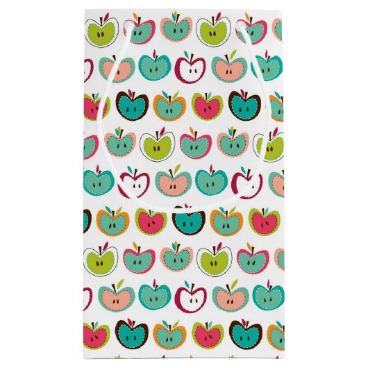 Petit Sac Cadeau Motif mignon de pomme (Dos)