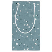 Petit Sac Cadeau motif montrant un polaire mignon (Devant)