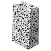 Petit Sac Cadeau Motif musical (Dos Angle)