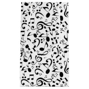 Petit Sac Cadeau Motif musical