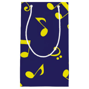 Petit Sac Cadeau Motif musical