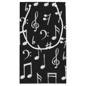 Petit Sac Cadeau Motif musical (Dos)