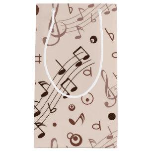 Petit Sac Cadeau Motif musical