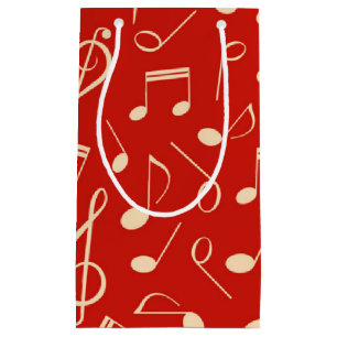 Petit Sac Cadeau Motif musical