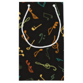 Petit Sac Cadeau Motif musical (Dos)