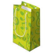 Petit Sac Cadeau Motif musical (Devant Angle)