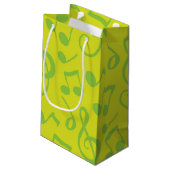 Petit Sac Cadeau Motif musical (Dos Angle)