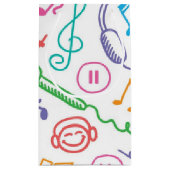 Petit Sac Cadeau Motif musical (Dos)