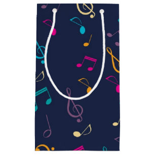 Petit Sac Cadeau Motif musical