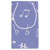 Petit Sac Cadeau Motif musical (Dos)