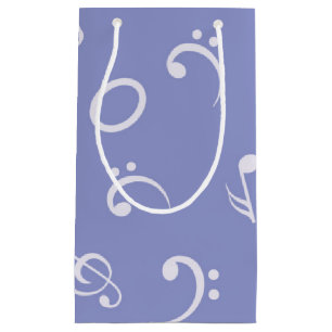 Petit Sac Cadeau Motif musical