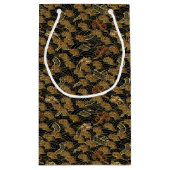 Petit Sac Cadeau Motif oriental de dragon de mer (Dos)